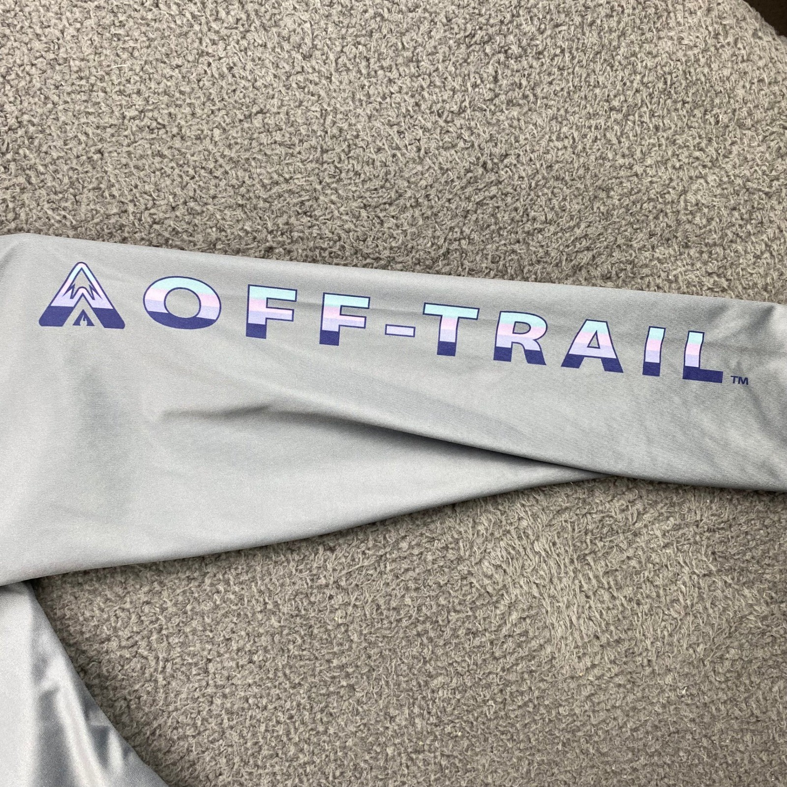 Off Trail Mens Long Sleeve T Shirt Activewear Athletic Gray Medium Spot gallery