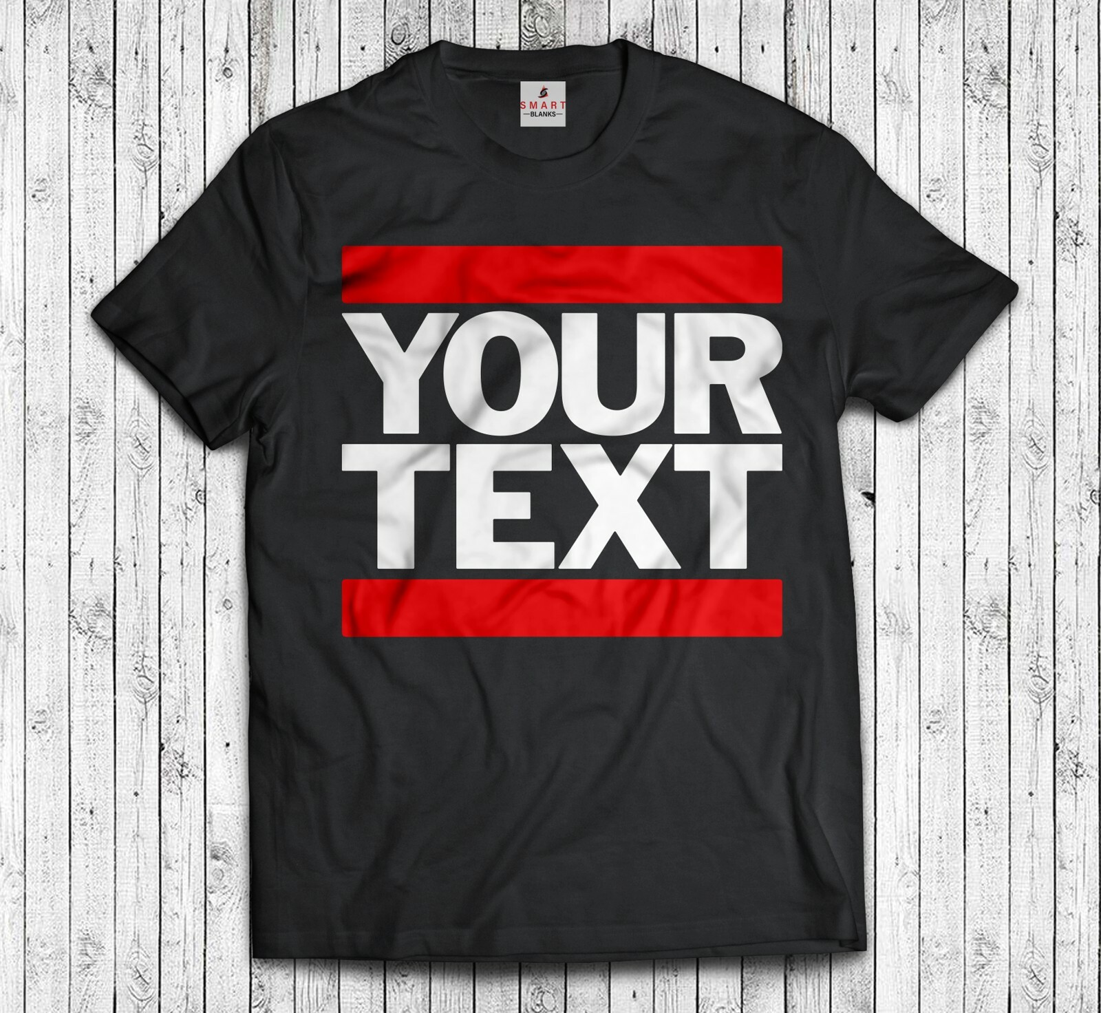 Your Text Custom T-shirt Run DMC HIP HOP CUSTOM
