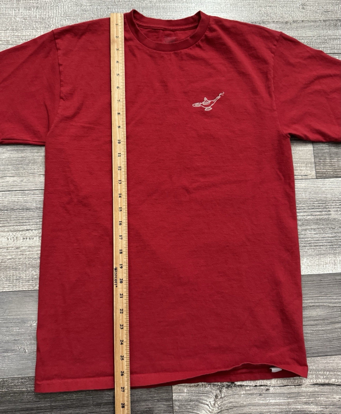 Disney x Vans Aladdin Jafar Lamp Shirt Mens Medium Red Short Sleeve Movie Tee gallery