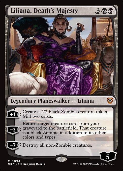 Liliana, Death’s Majesty 94 M Normal DRC MTG NM