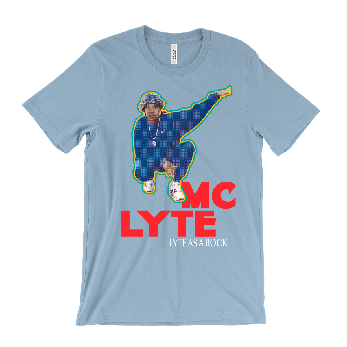 MC Lyte t Shirt - Lyte as a rock - Cold Chillin' Old School Hip Hop 80's gallery