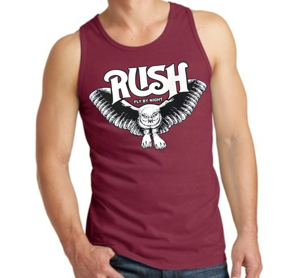 Rush Fly By Night Rock Band Men's Tank Tops (Multiple Colors) gallery