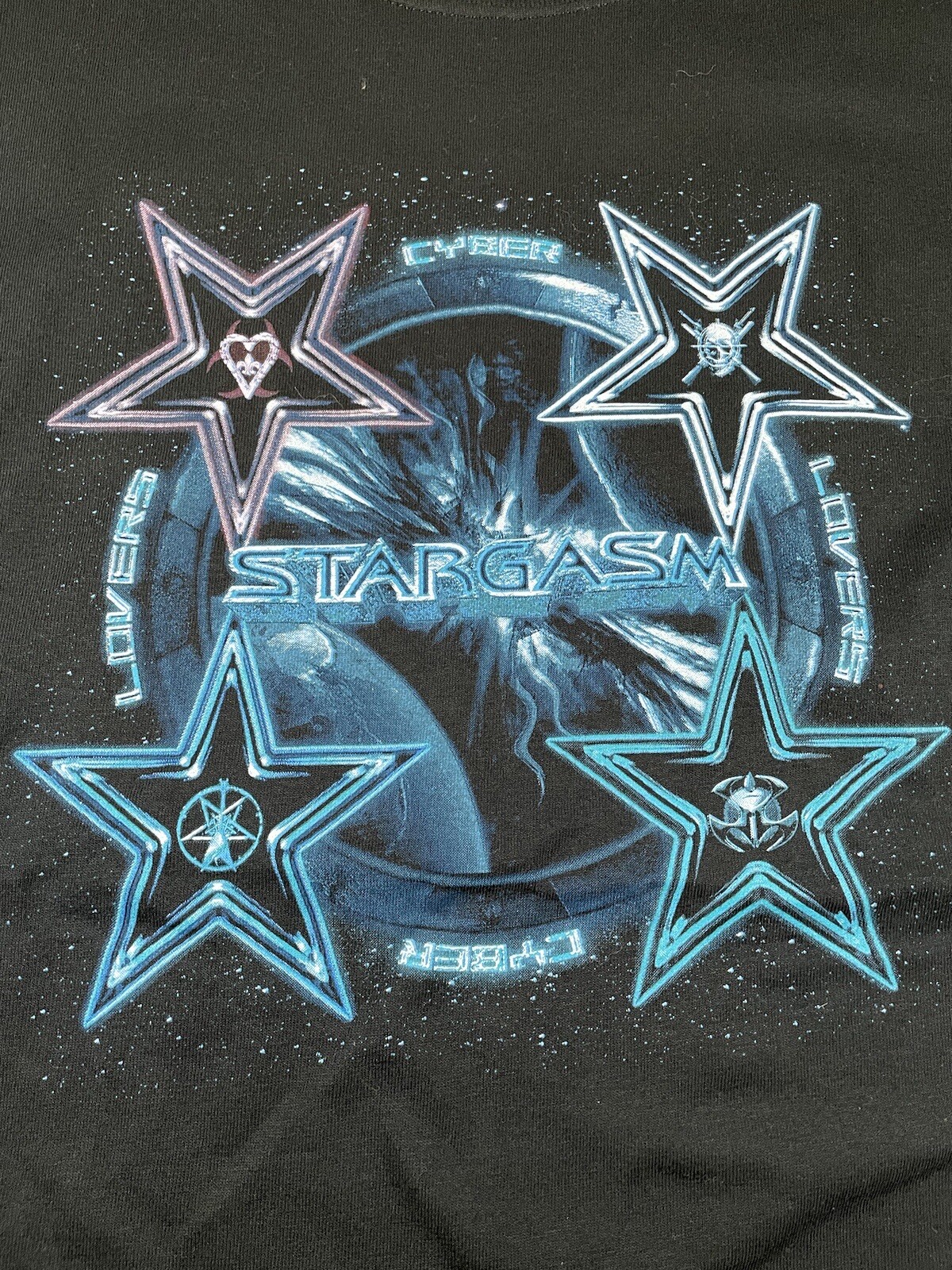 Y2K Stargasm Rock Band T Shirt M Las Vegas Goth Metal Cyber Lovers Album Promo gallery