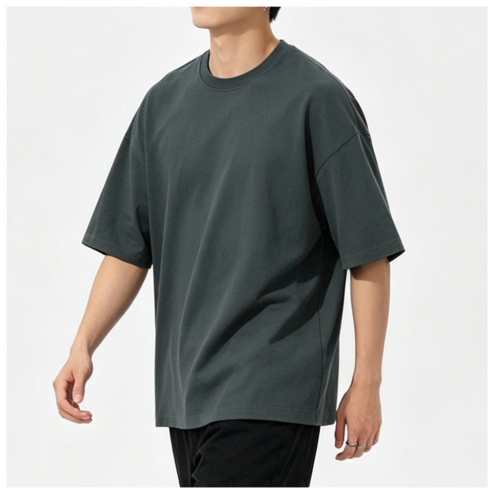 Men Cotton T-shirt Pure Cotton Fabric Moderate Elasticity Fashion Style Design gallery