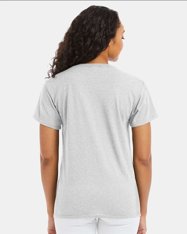 Hanes 5170 5XL EcoSmart Crewneck Short Sleeve Tee Unisex Pit to Pit 31" Ash gallery