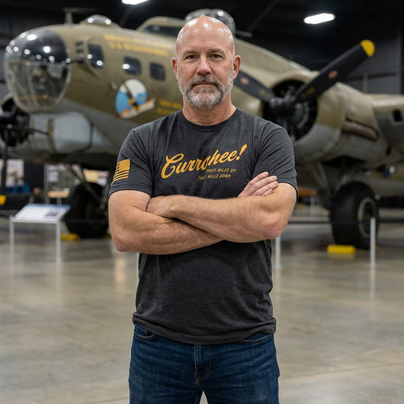 Currahee Band of Brothers WWII Airborne T-Shirt | Gildan Heavy Cotton