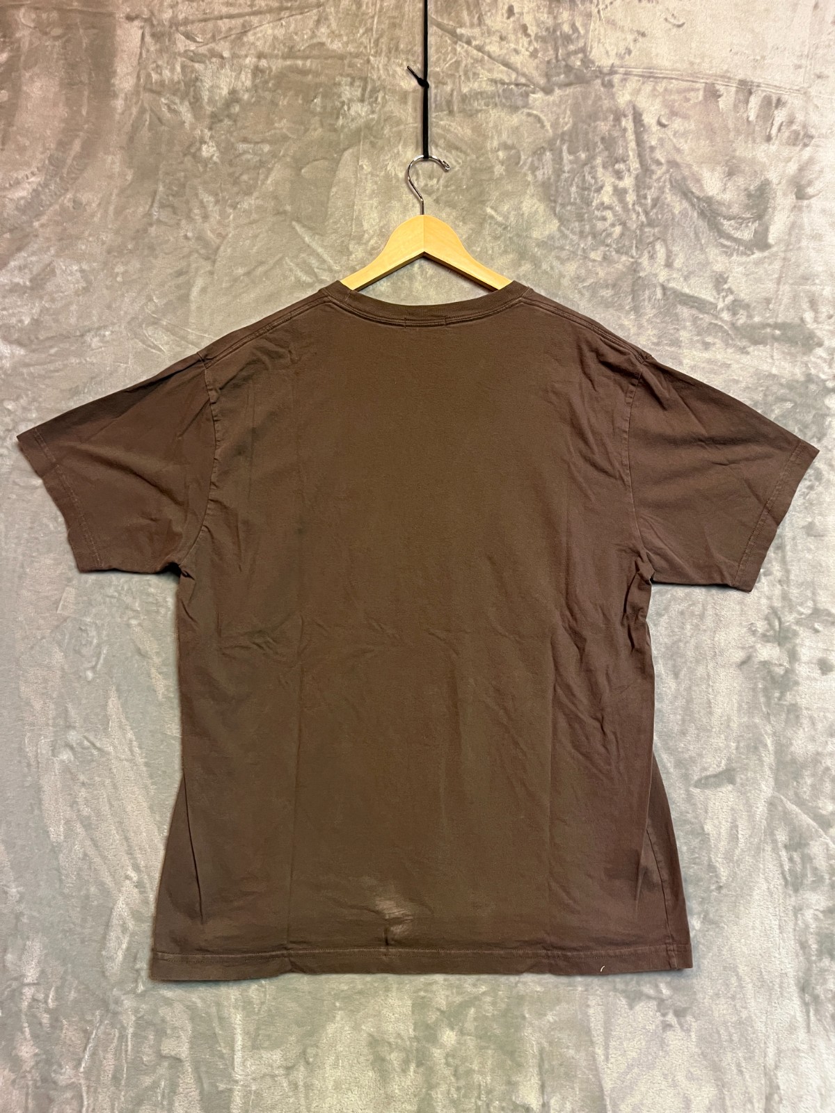 Dime Classic Streetwear T-Shirt Embroidered Logo Extra Large Brown Relaxed Fit gallery