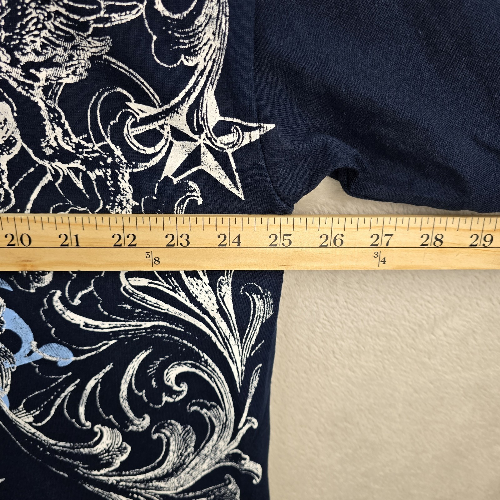 Vtg Y2K Hybrid Tee Shirt XL Stars Griffith Pinkman Grunge Goth Punk Skater Angel gallery