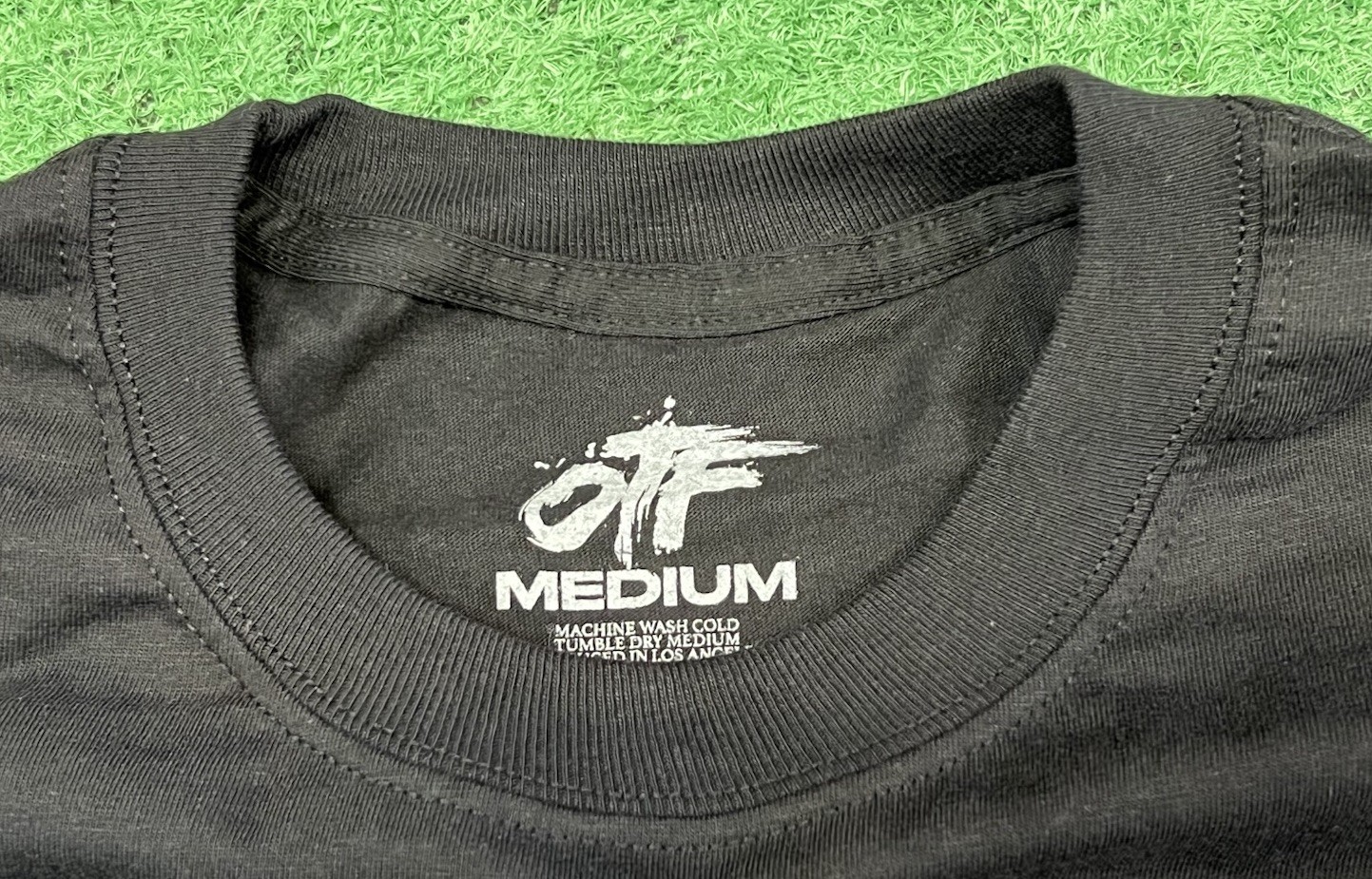 Still Trapping Lil Durk Merchandise OTF Tag Men Size Medium Black Rapper Music gallery