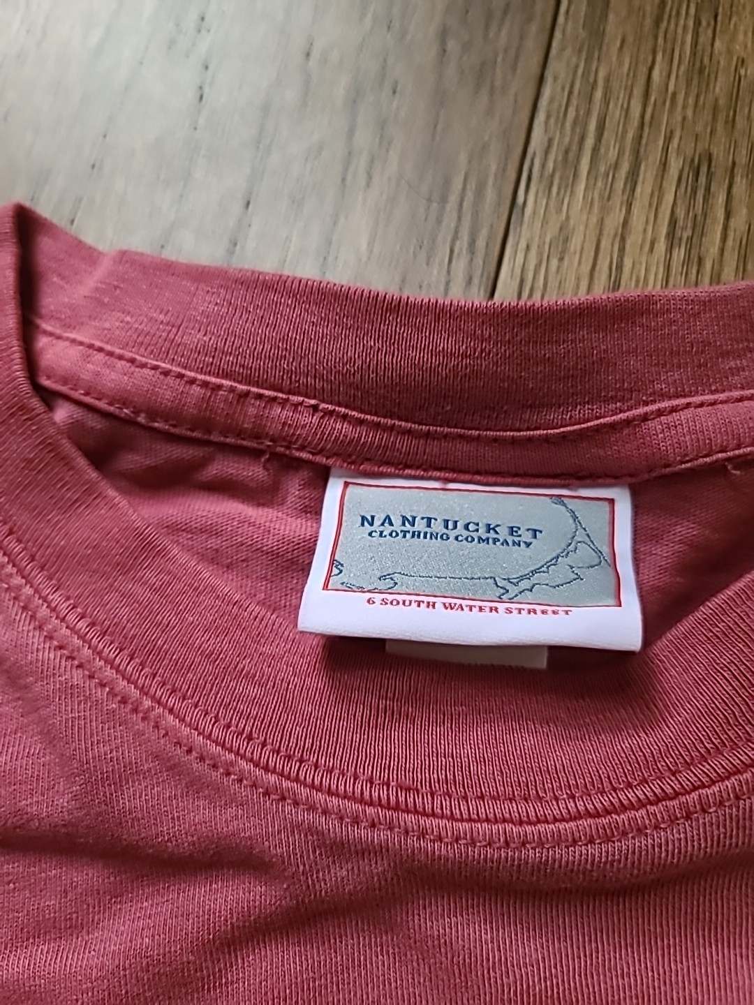 Nantucket Beach Permit 26, Long Sleeve Scarlet Color W/white. Size XXL gallery