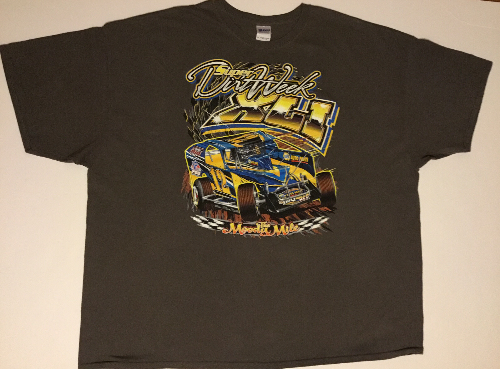 FORMULA 1 GILDAN Short Sleeve T-Shirt Sz 4XL Gray, Blue, Yellow gallery