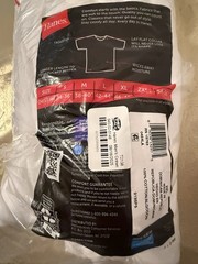 NWT Hanes 4 Pack Original Fit Crew Cotton T Shirts White Size 2XL 50”-52″