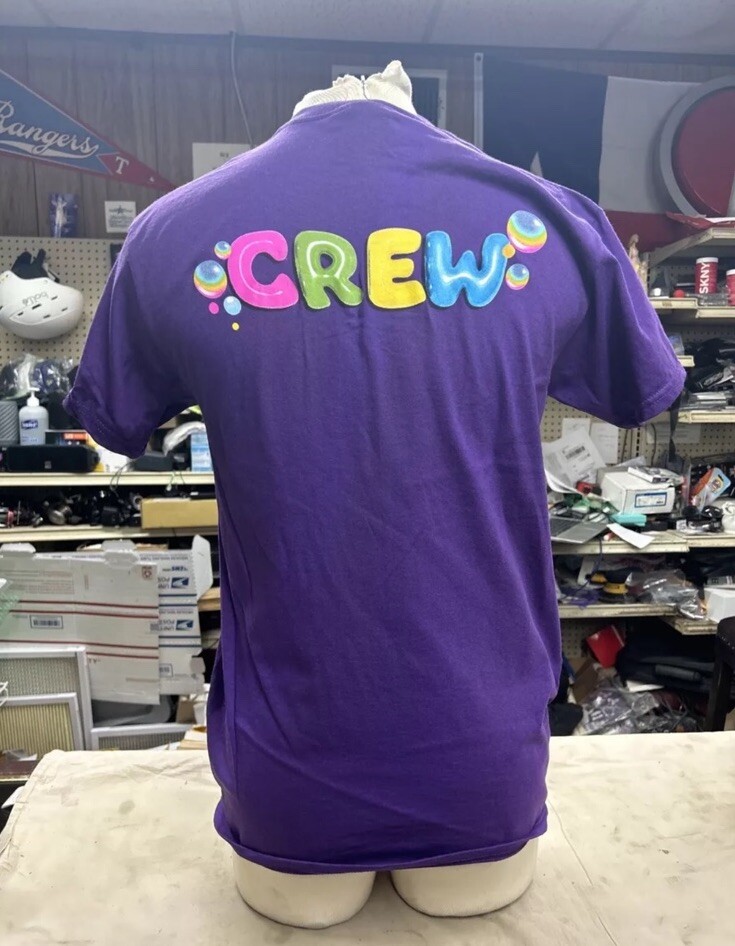 Thomas & Friends Day Out With Thomas Crew Purple Short Sleeve Shirt Size XL gallery