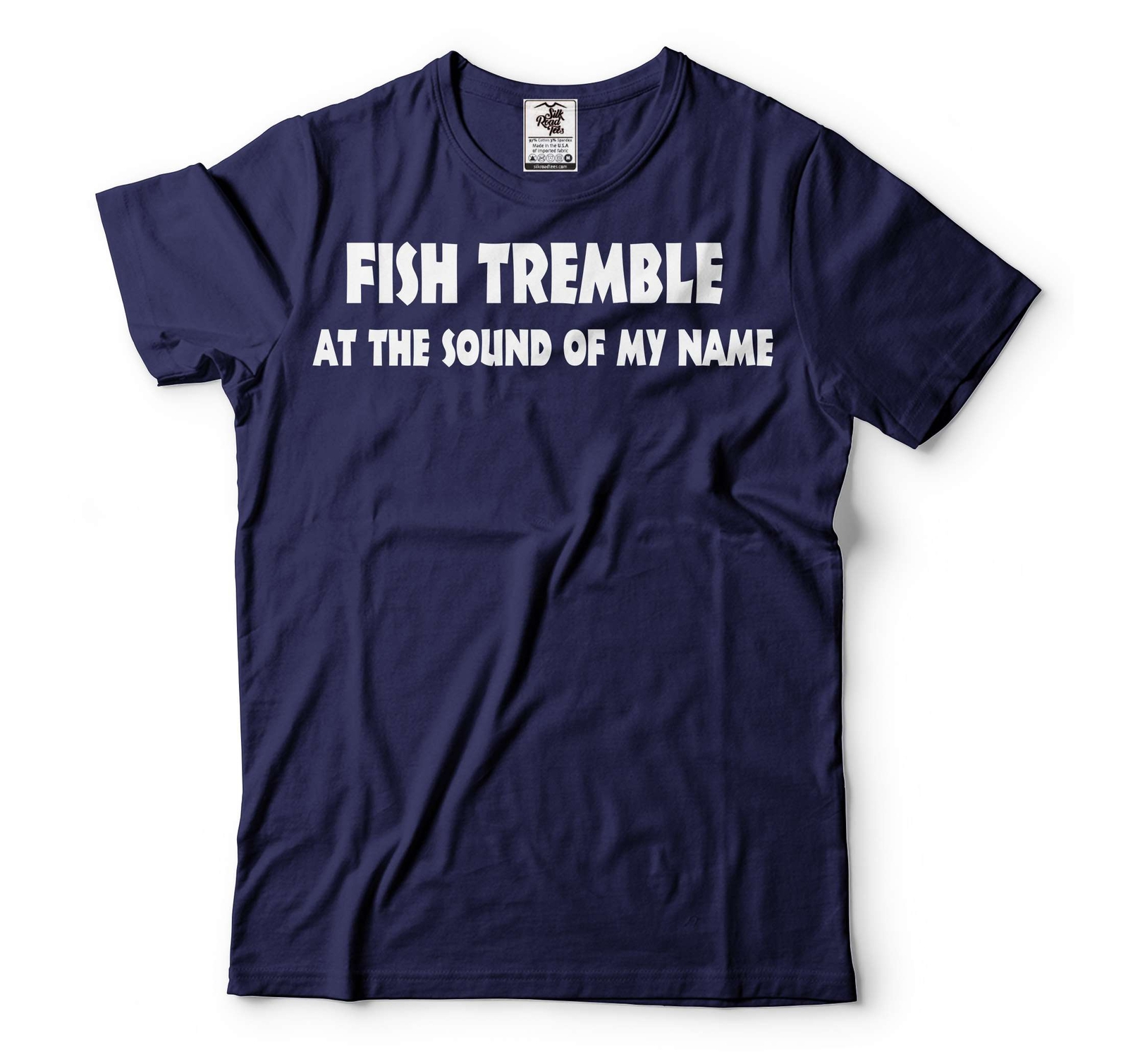 Funny Fishing Shirt Fish Tremble At The Sound Of My Name Shirt Fisherman Tee gallery
