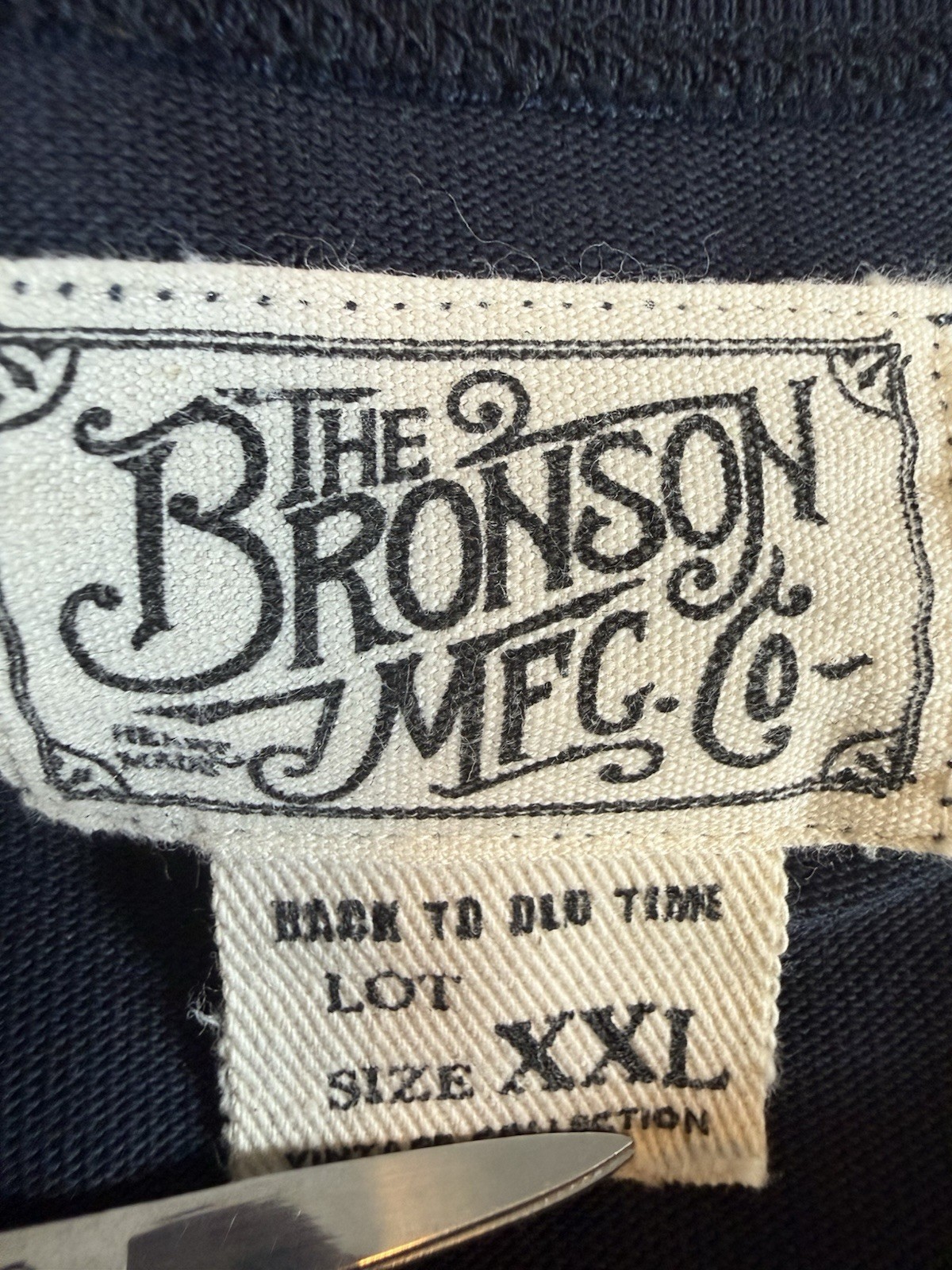 The Bronson MFG. Co. Men's Long Sleeve Henley Cotton Knit T-Shirt Blue XXL gallery