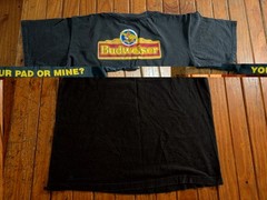 Vintage 1995 Budweiser Frogs Your Pad Or Mine Beer Shirt Sz Large