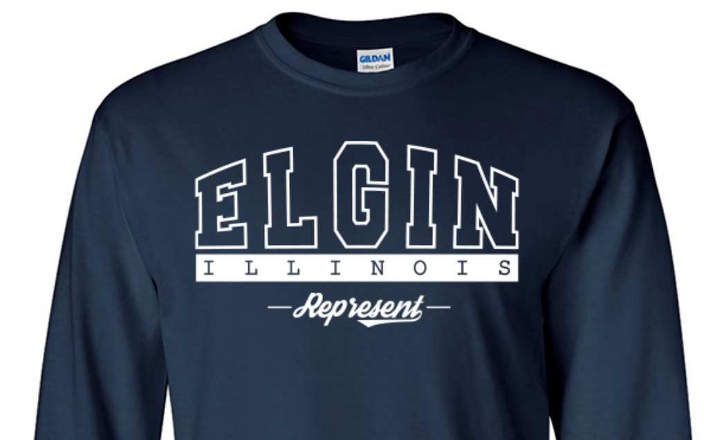 Elgin Illinois T-Shirt Long Sleeve Graphic tee gallery
