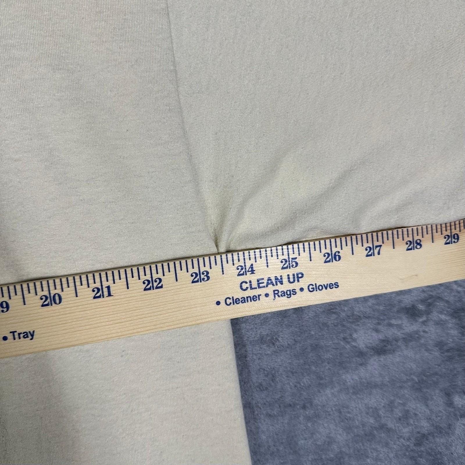 VINTAGE 90s Myrtle Beach Club Puff Print T-Shirt Mens XXL Cream Made in USA gallery