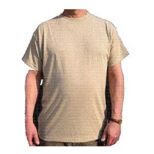 Men's USGI Army Tan T-Shirt 100% Combed Cotton Unissued (You Will Receive Two(2) gallery