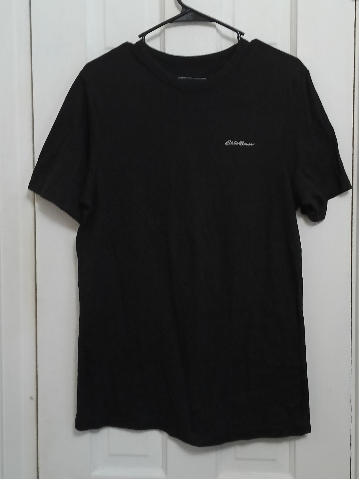 Eddie Bauer Mens Black Short Sleeve T-shirt Size L Tee 5d gallery