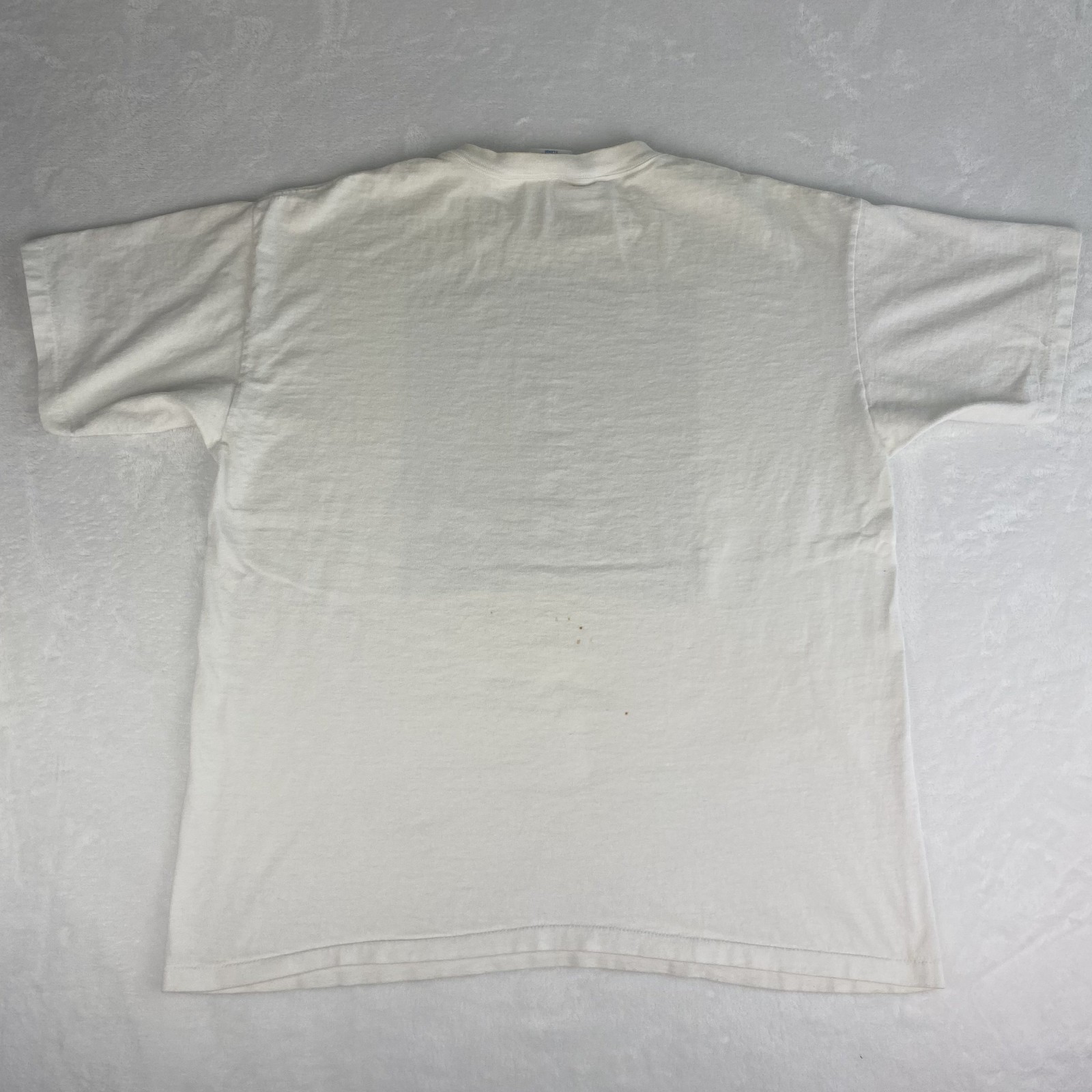 Rare 1995 Michel Delgado Art Shirt Modernist Tribal Serigraph Art Single Stitch gallery