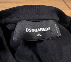 DSquared2 Black Ciro Cool Dog ICON Skateboard Graffiti Print Cotton T Shirt XL
