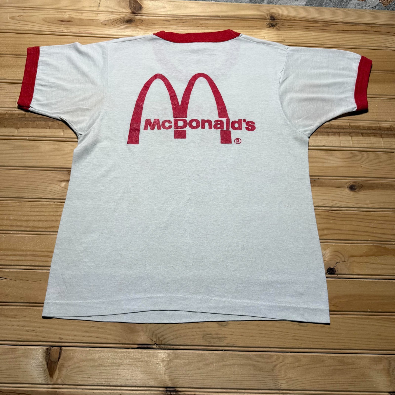 Vintage 80s McDonald's Let's Run For Beaver County Heart Assoc T-Shirt Medium gallery