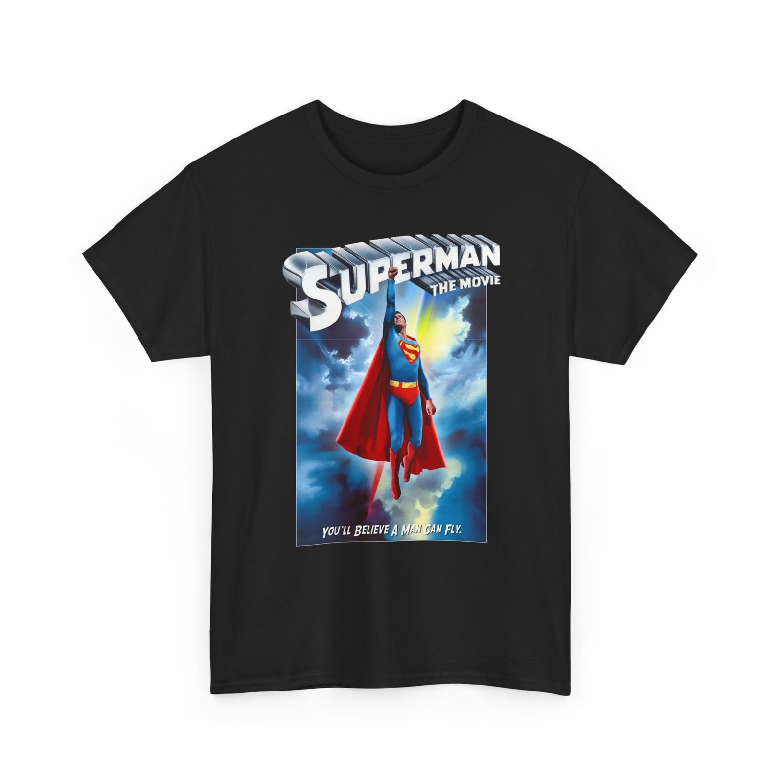 Superman Movie T-Shirt 1978 DC Comics Christopher Reeve Retro Vintage-Style Tee gallery
