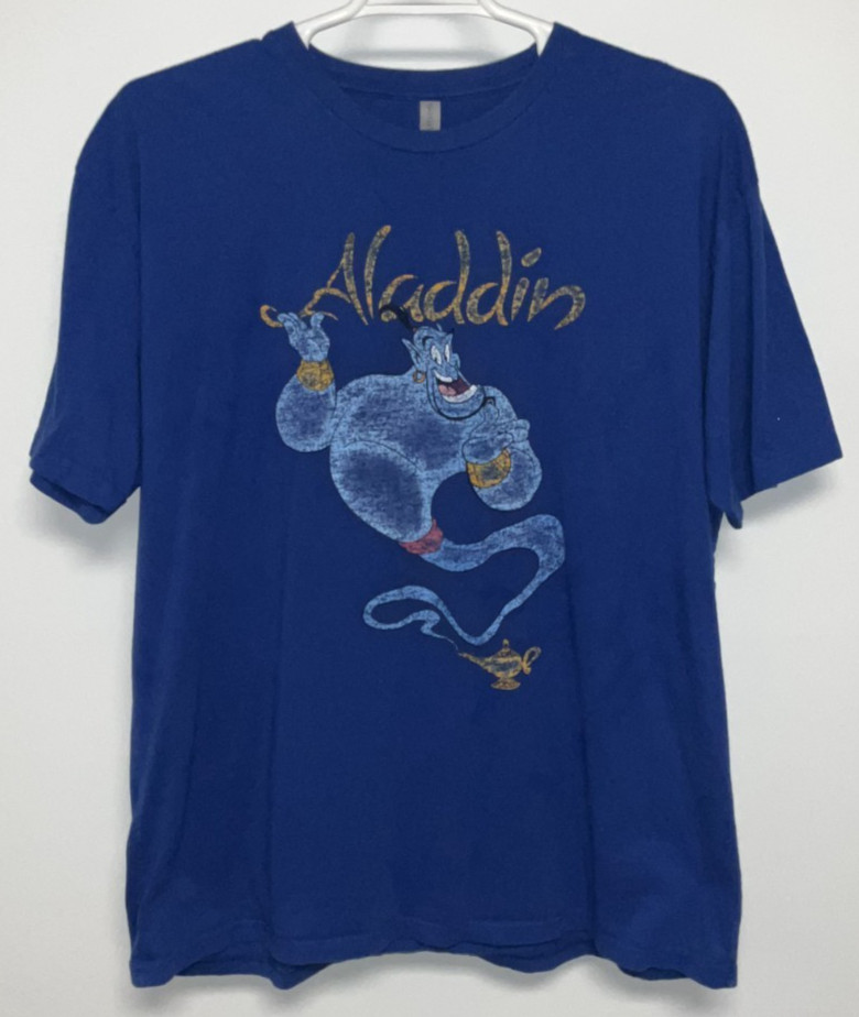 Aladdin Short Sleeve T-Shirt Men's 3XL Blue gallery