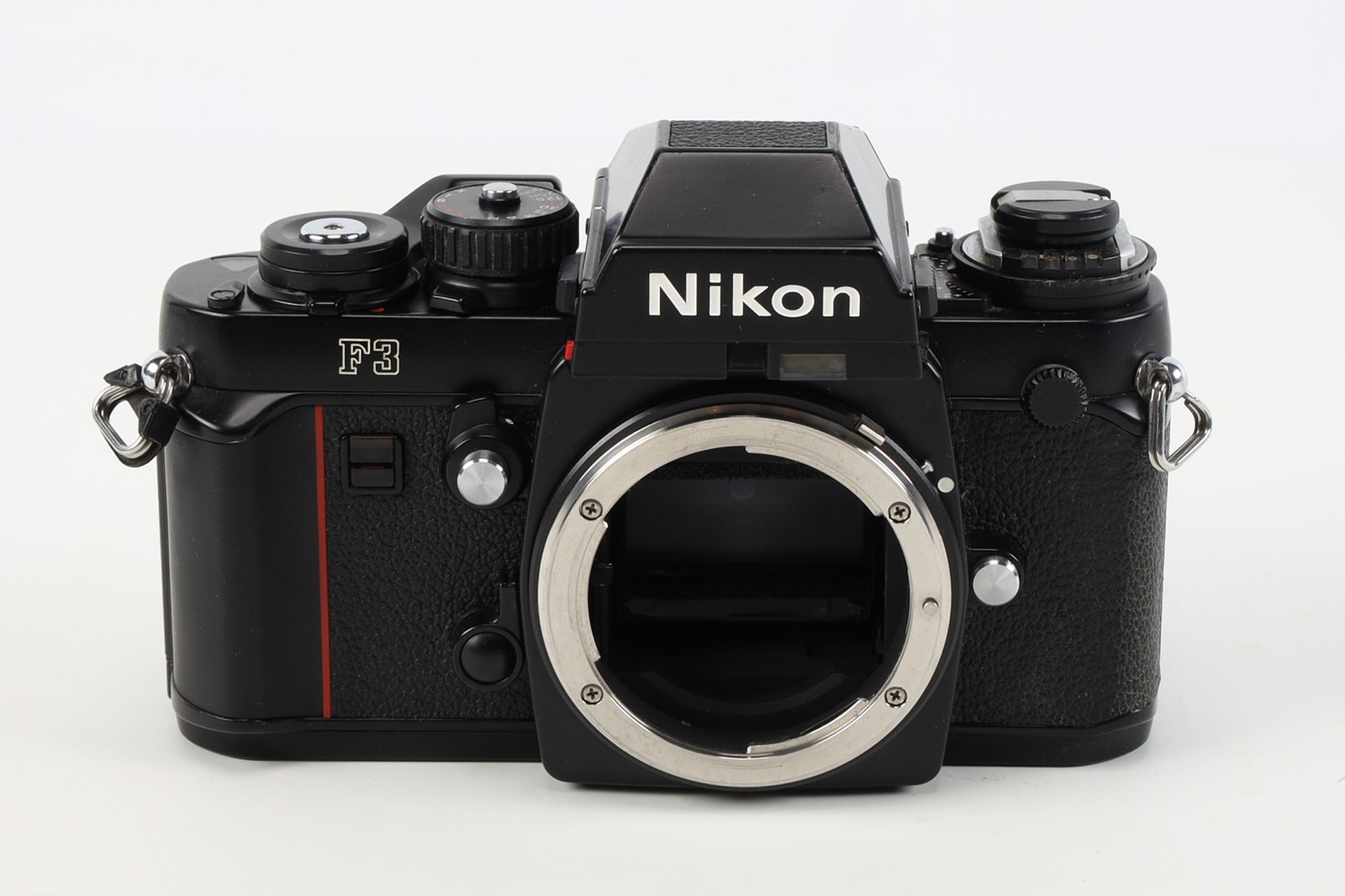Nikon F3 35mm Film SLR Camera Body, Black with DE-2 Prism Finder