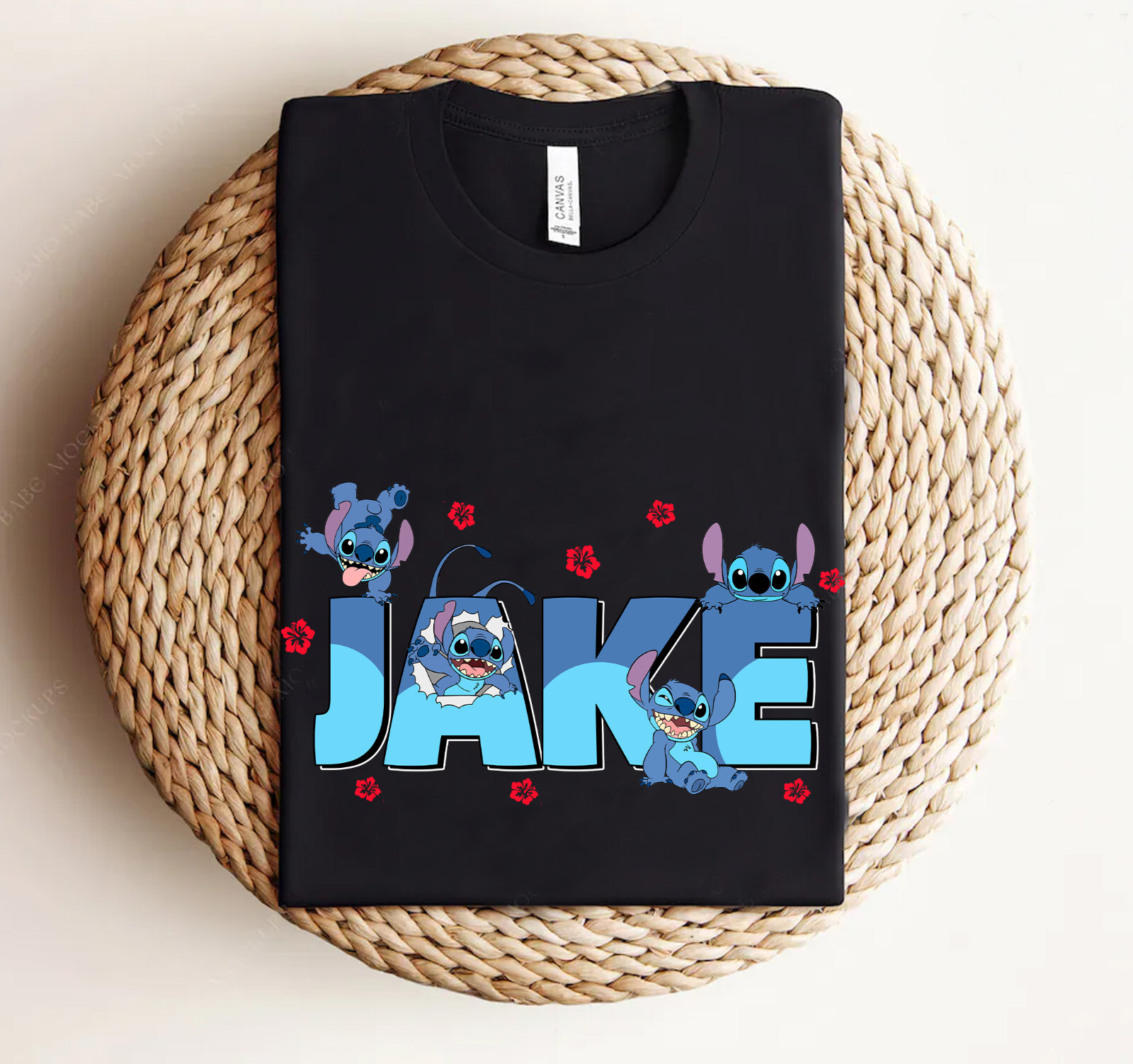Custom Name Disney Stitch and Angel Kid Name Unisex Adult Kid Shirt 320111086 gallery