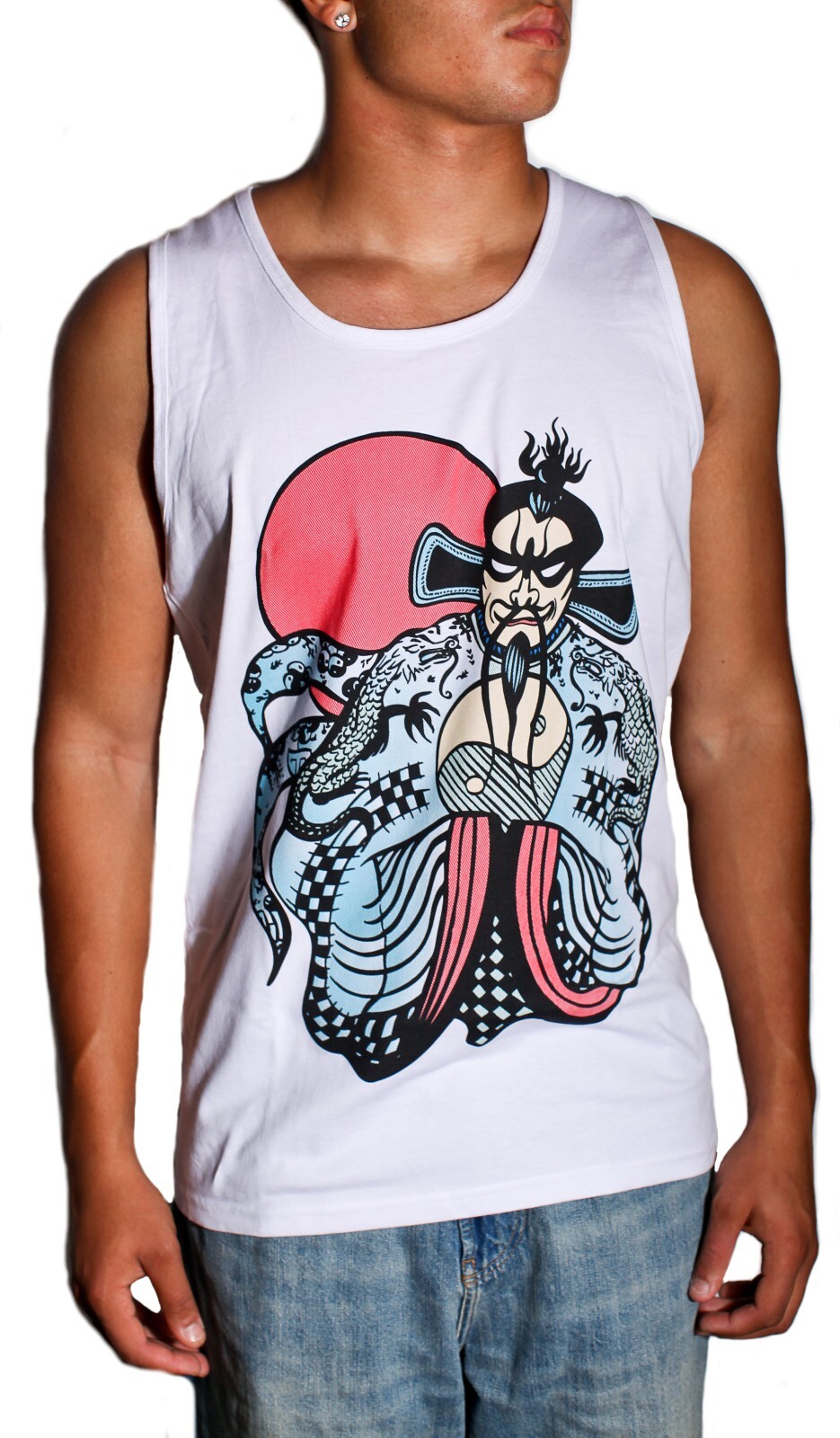 Fu Manchu Tank Top - T-Shirt Jack Burton Movie Big Trouble in Little China S-3XL gallery