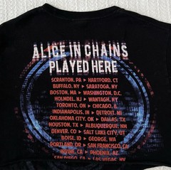 Alice In Chains Played Here 2-Sided Tour Shirt MD 19” X 14” Cropped Cut Shirt