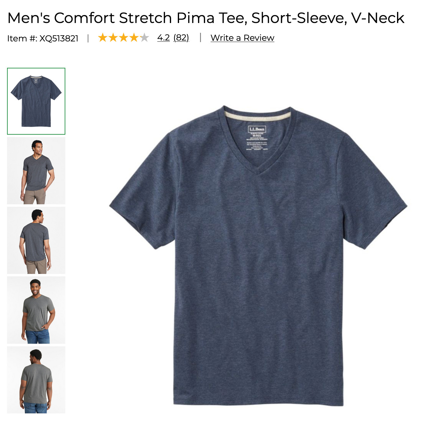 5 pack Small Men's V-Neck T-Shirts - 3 x LL Bean, 1x Jcrew, 1x Gap gallery