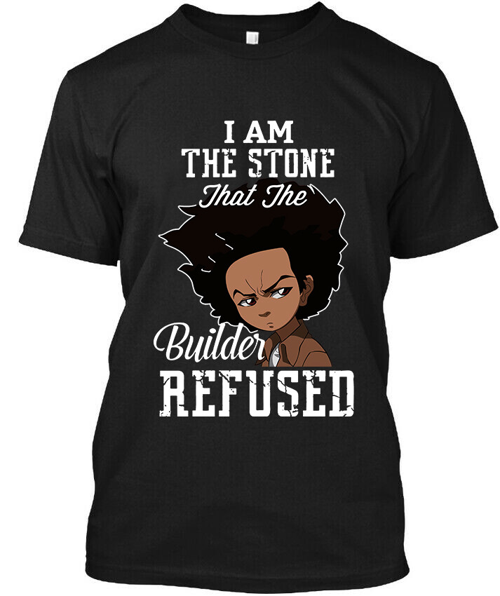 Limited New The Boondocks I Am The Stone That The Builder Refused T-Shirt gallery