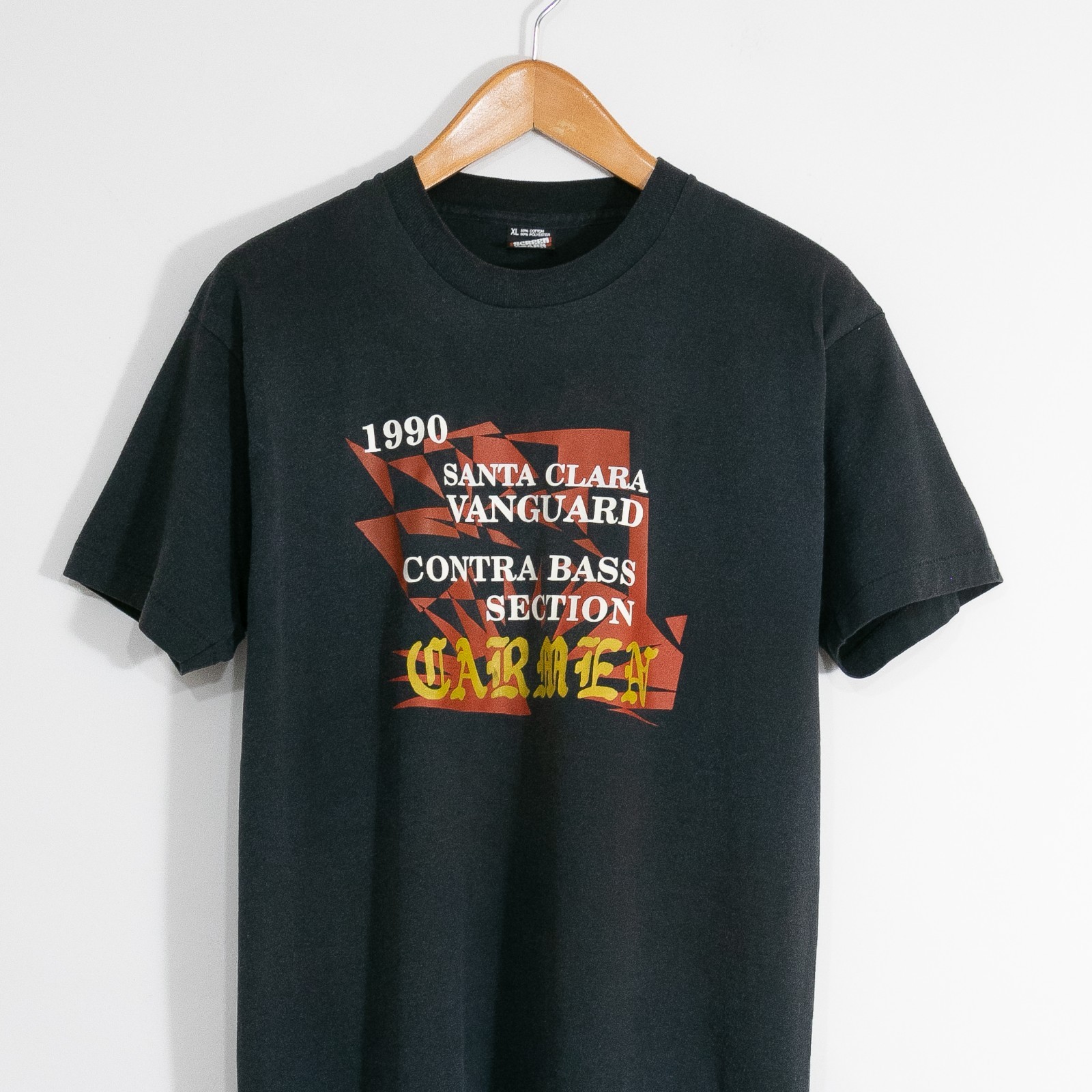Vintage 90s Santa Clara Vanguard Band T Shirt Mens XL Single Stitch Bass Carmen gallery