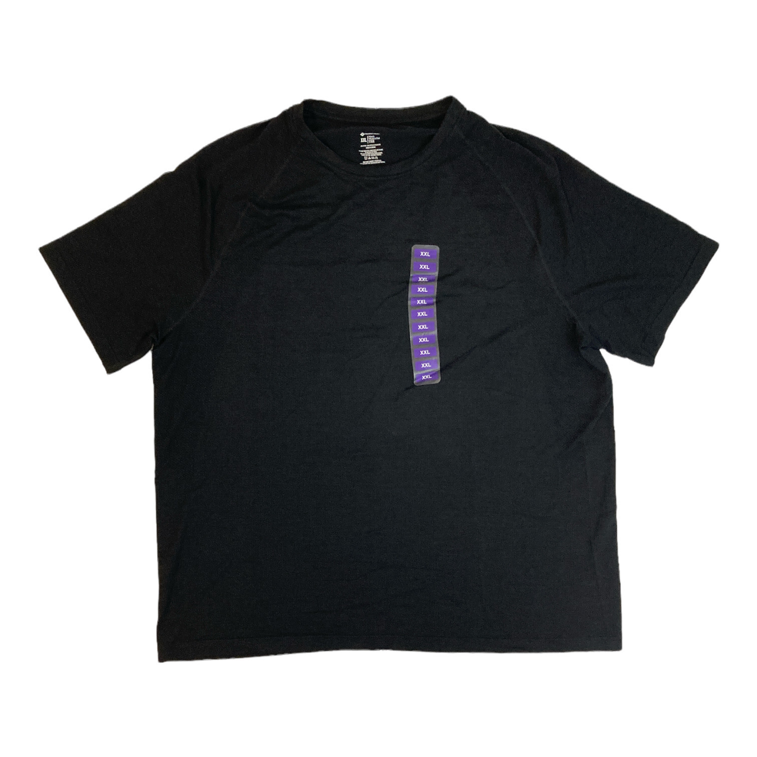 NWT Members Mark Mens Work It Out Tee Black Size Small gallery