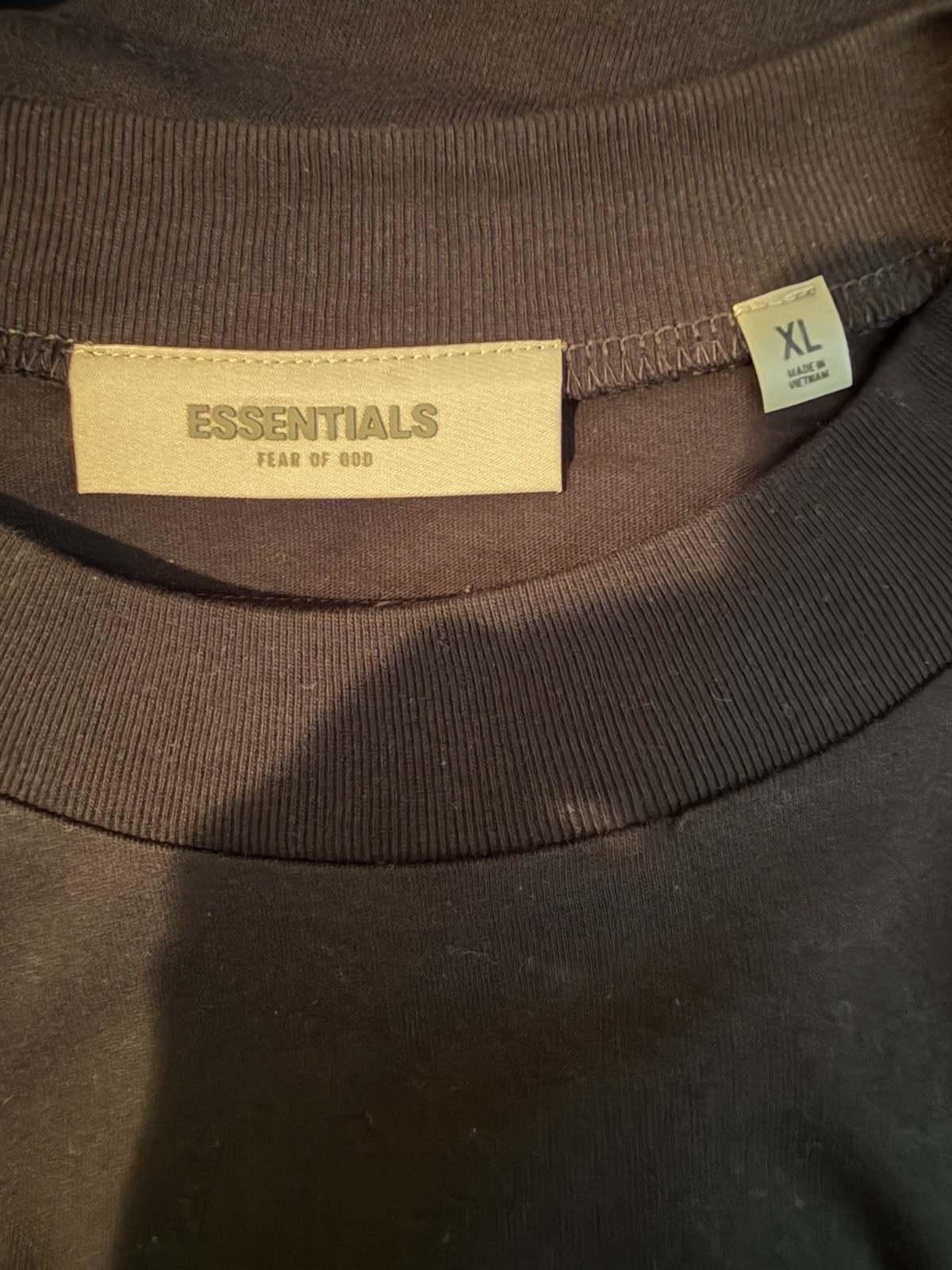 Essentials Fear of God Men's Black Logo Crew Neck Short Sleeve T-Shirt XL gallery