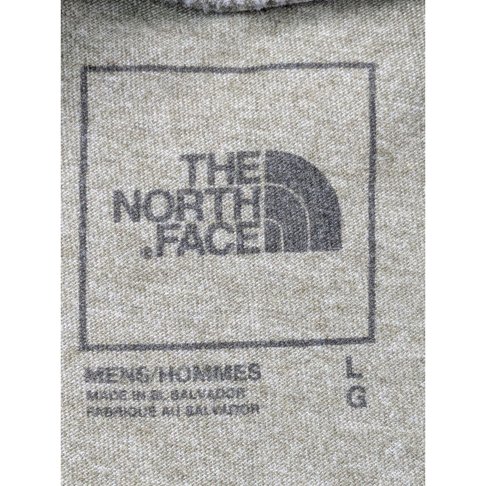 The North Face Mens Graphic T-Shirt Olive Green White Logo Cotton Blend Size L gallery
