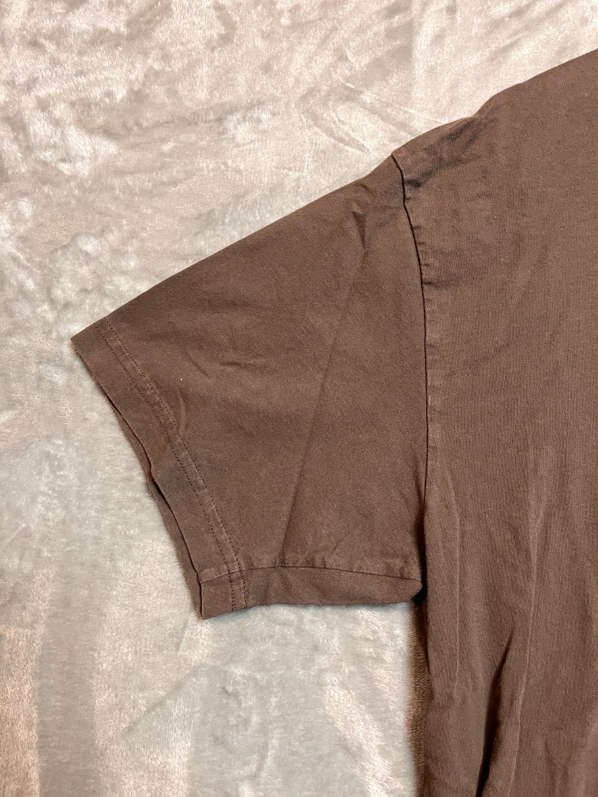 Dime Classic Streetwear T-Shirt Embroidered Logo Extra Large Brown Relaxed Fit gallery