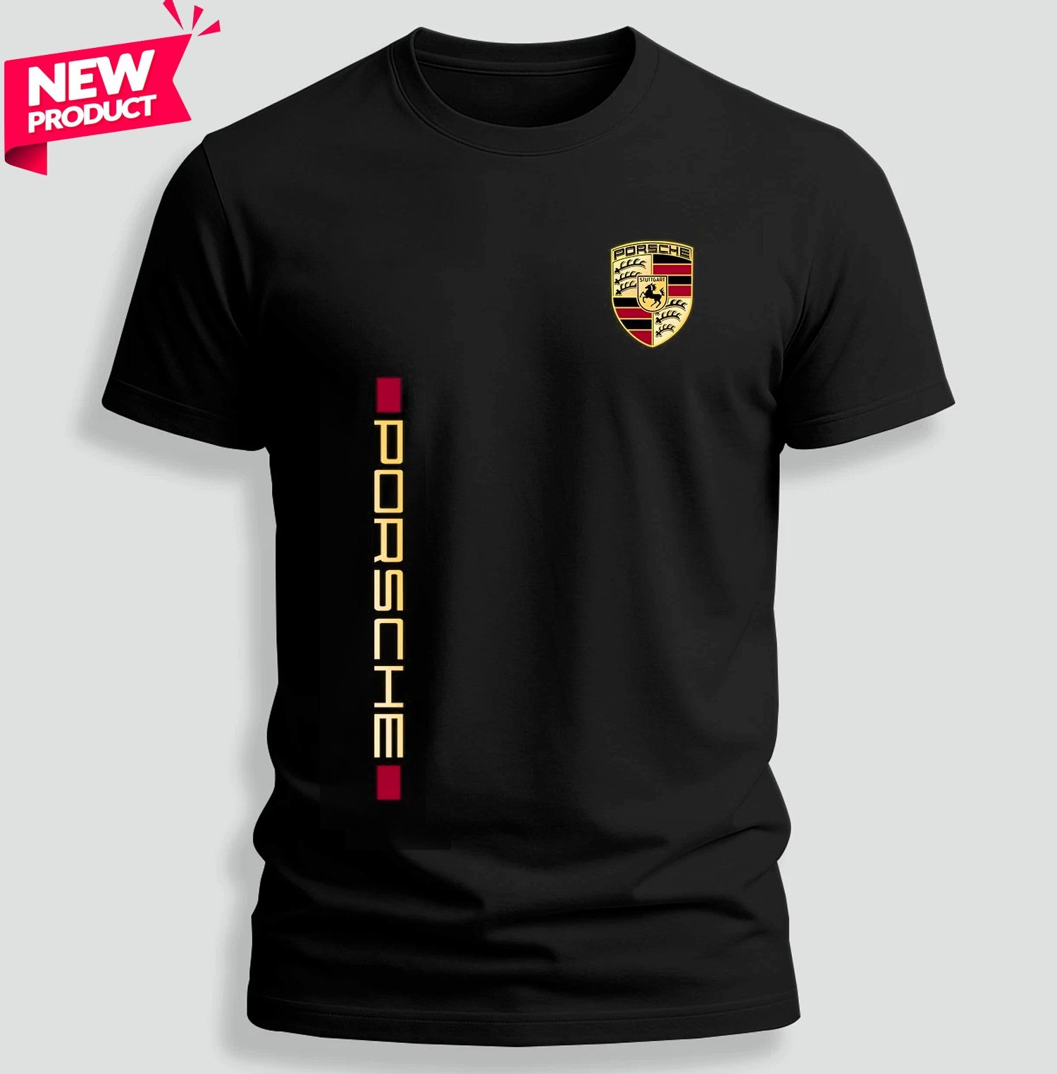 NEW Porsche Logo Badge Luxury Car T-Shirt Gifts - USA Size S-5XL gallery