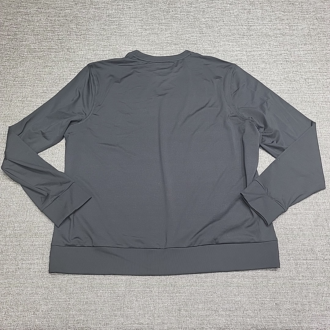 Members Mark Mens Pullover Large Size Black Long Sleeves Top Zip Pocket gallery