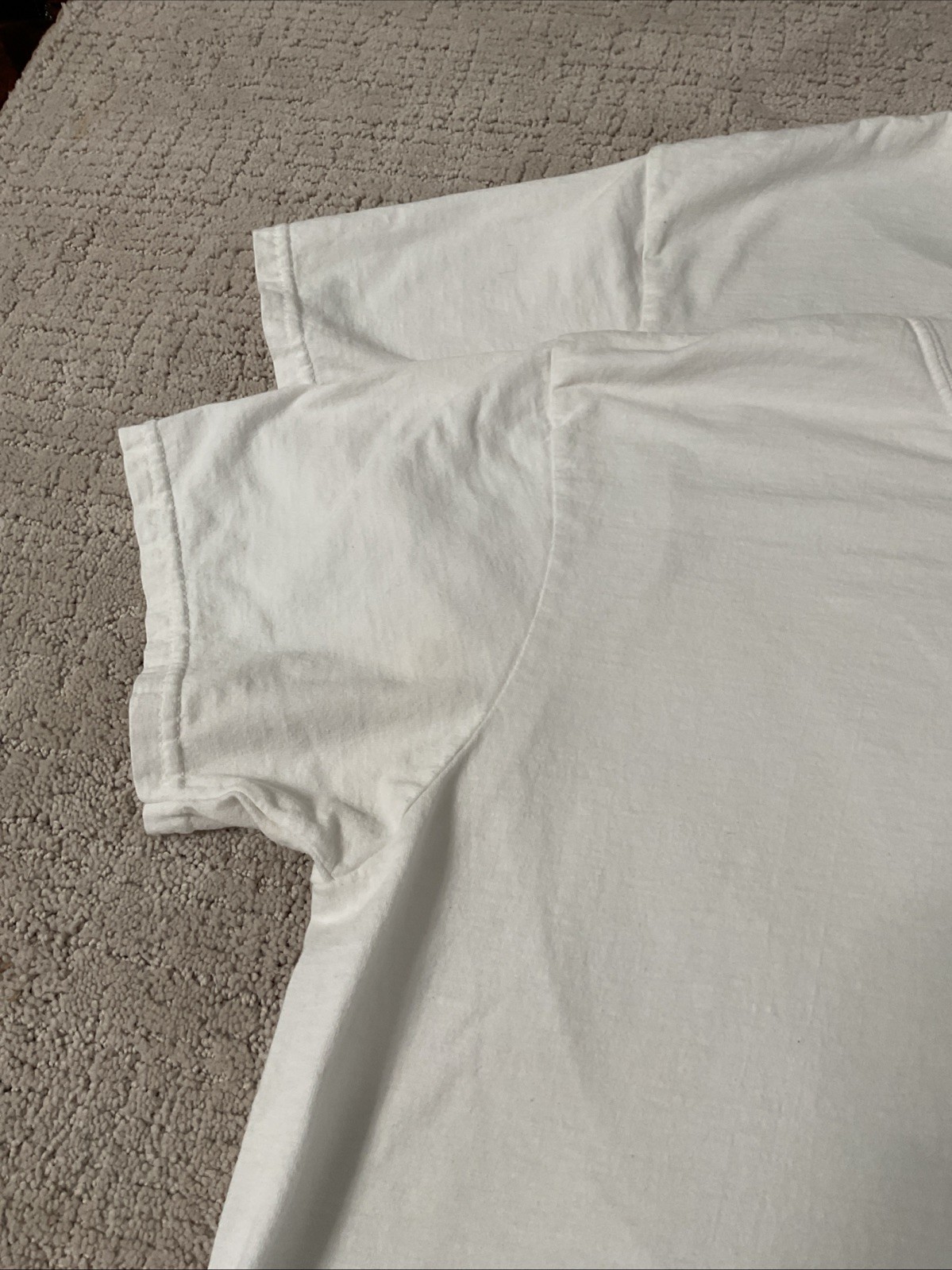 2 Pack Gildan Men's Cotton Tee T Shirt WHITE Crew Neck Short Sleeve Men.size L gallery