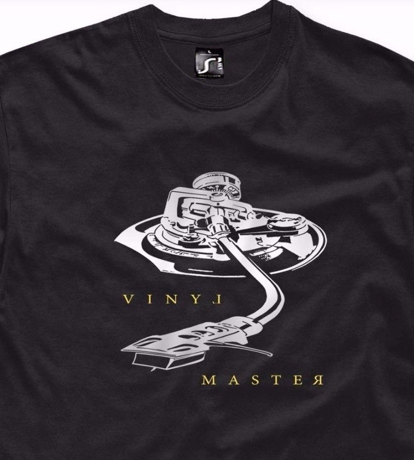 DJ tshirt Technics mk2 classic Vinyl deejay music