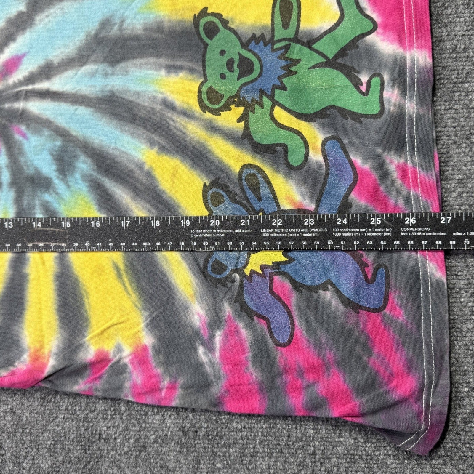 Grateful Dead T Shirt Mens M Multicolor Tie Dye Dancing Bears Band Tee gallery