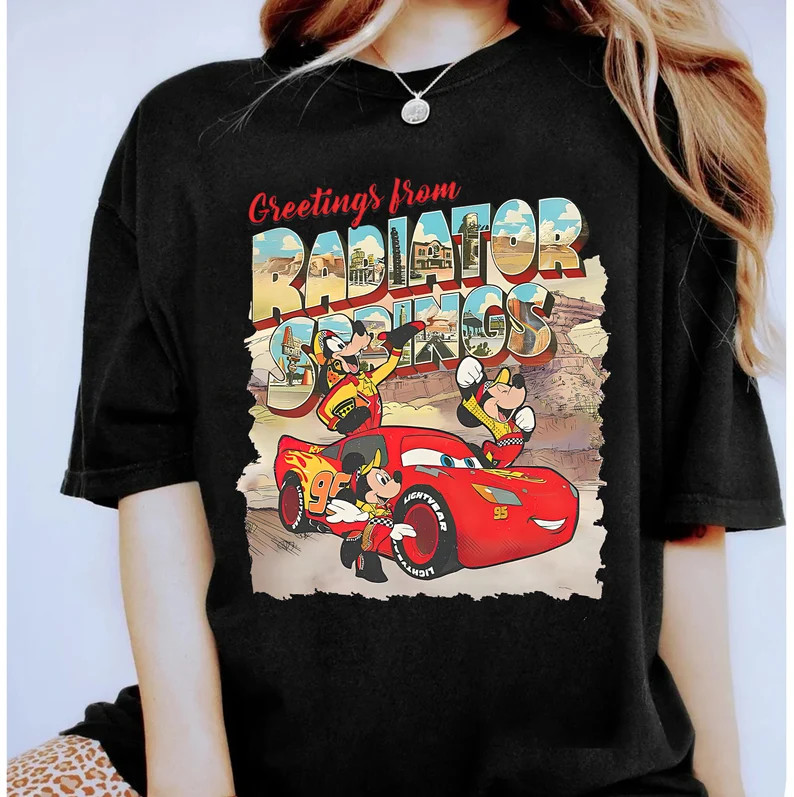 Disney Pixar Cars Movie Shirt, Funny Mickey And Friends And Lighting Shirt gallery
