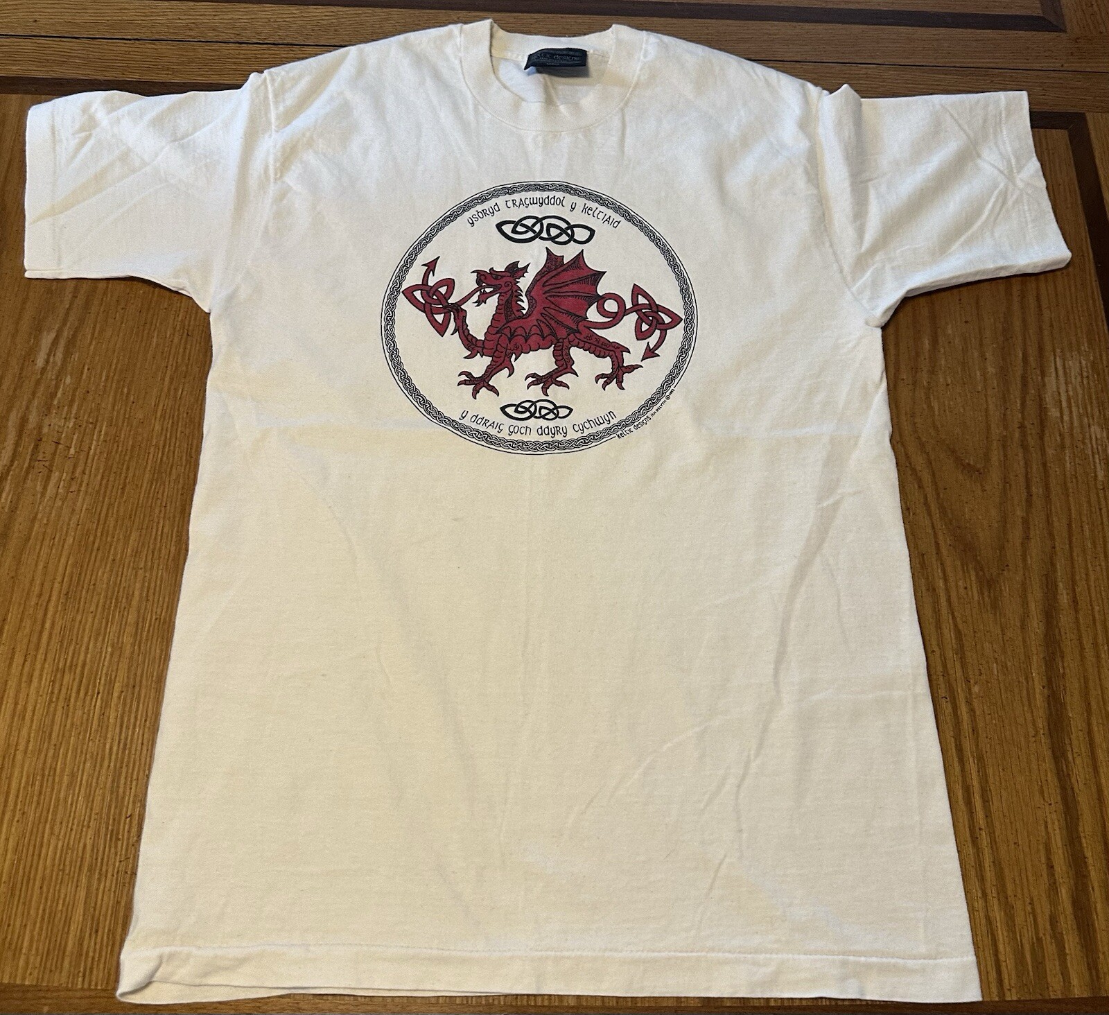 Vintage Keltic Designs Jen Delyth T Shirt Size Large Single Stitch