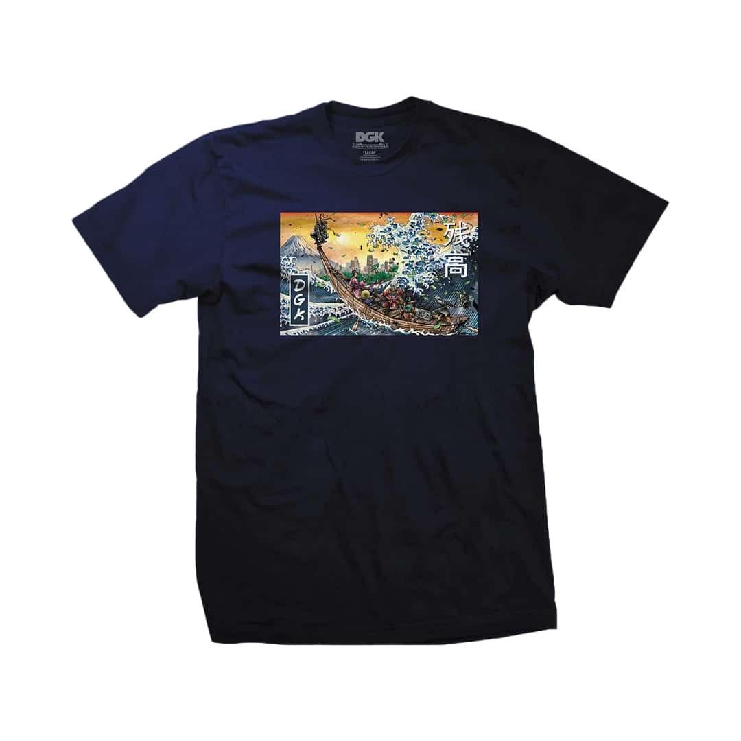 DGK Dirty Ghetto Kids "Timers" Short Sleeve Tee (Navy) Graphic T-Shirt gallery