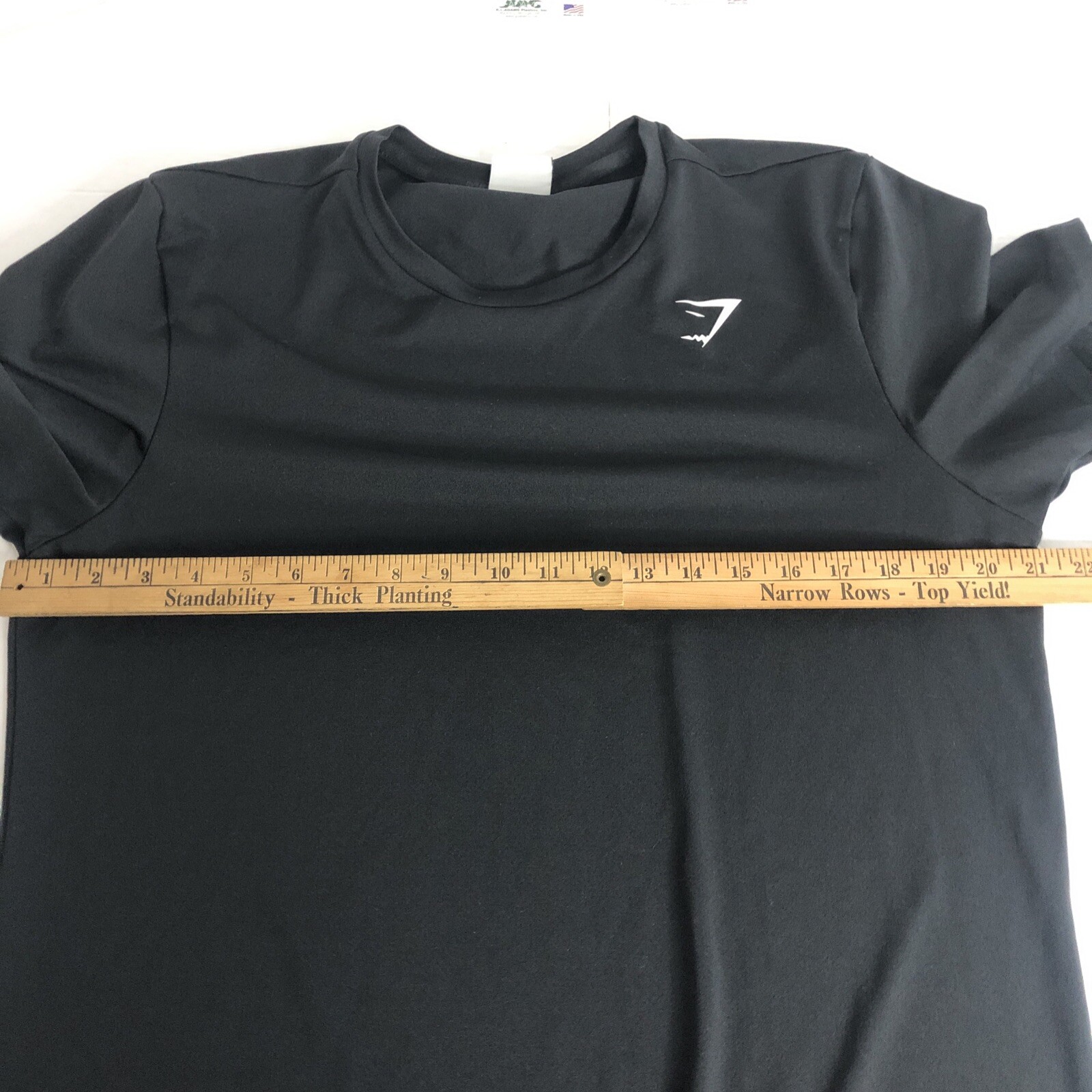 Gymshark Mens XL Knit Training Gym Running Jogging Weightlifting T-Shirt Black gallery