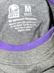 Taco Bell Emoji Text Message T Shirt. Employee Uniform Apparel. Medium. Trend